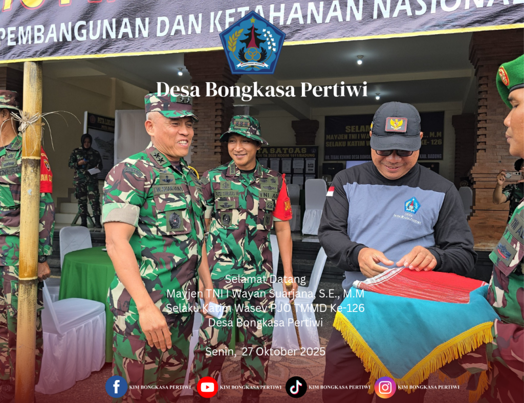 Selamat Datang Mayjen TNI I Wayan Suarjana, S.E., M.M